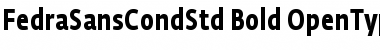 Fedra Sans Condensed Std Bold Font