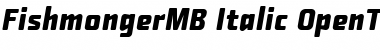 Fishmonger MB Italic Font