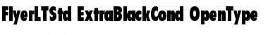 Flyer LT Std Extra Black Condensed Font