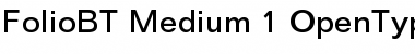 Folio Medium Font