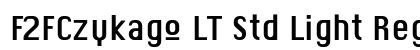 F2FCzykago LT Std Light Regular (OpenType) Font Preview F2FCzykago LT Std Light Regular (OpenType) Font Preview