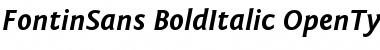 Fontin Sans Bold Italic Font