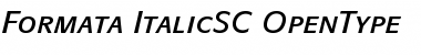Formata Italic SC Font