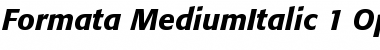 Formata Medium Italic