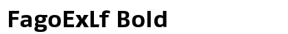 FagoExLf Bold Font FagoExLf Bold Font Preview