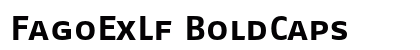 FagoExLf BoldCaps Font FagoExLf BoldCaps Font Preview
