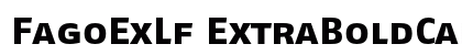 FagoExLf ExtraBoldCaps Font FagoExLf ExtraBoldCaps Font Preview