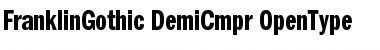 ITC Franklin Gothic Demi Compressed Font