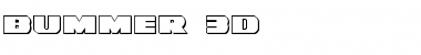 Bummer 3D 3D Font