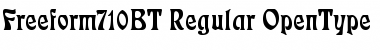 Freeform 710 Regular Font