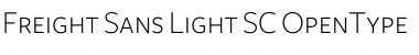 Freight Sans Light SC
