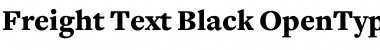 Freight Text Black Font