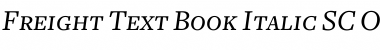 Freight Text Book Italic SC