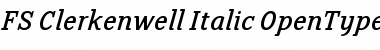 FS Clerkenwell Italic Font