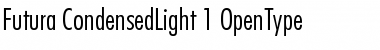Futura Condensed Light Font