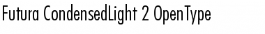 Futura Light Condensed Font