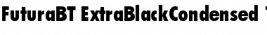 Futura Extra Black Condensed Font