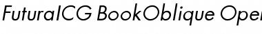 FuturaICG BookOblique Font