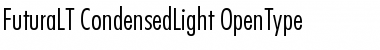 Futura LT Condensed Light Font