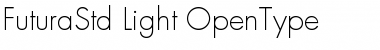 Futura Std Light Font