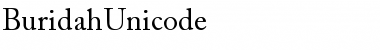 Buridah Unicode Regular Font