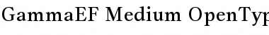 GammaEF Medium Font