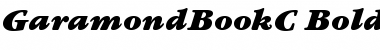 GaramondBookC Bold Italic