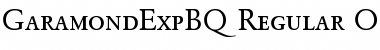 Garamond Expert BQ Regular Font