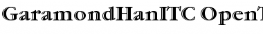 Garamond Handtooled ITC Regular Font