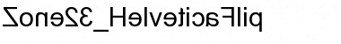 Zone23_HelveticaFlip Normal Font