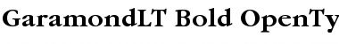 ITC Garamond LT Bold Font