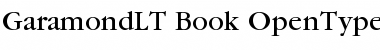 ITC Garamond LT Book Font