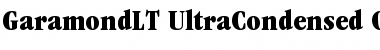ITC Garamond LT Ultra Condensed Font