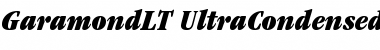 ITC Garamond LT Ultra Condensed Italic Font