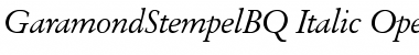 Download Garamond Stempel BQ Font