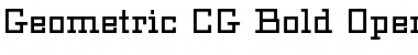 Download Geometric CG Bold Font