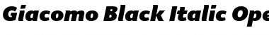 Giacomo MD Black Italic Font