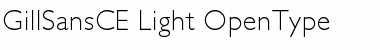 Gill Sans CE Light Font