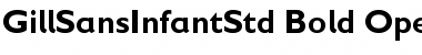 Gill Sans Infant Std Bold Font