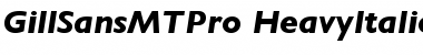 Gill Sans MT Pro Font