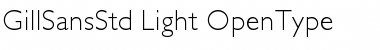 Gill Sans Std Light Font