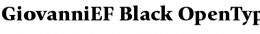GiovanniEF Black Font