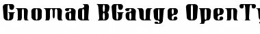 Gnomad-BGauge Regular Font