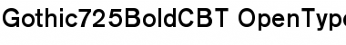 Download Gothic725BoldC BT Font