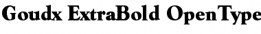Goudx-ExtraBold Regular Font