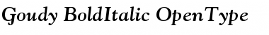 Goudy Bold Italic Font