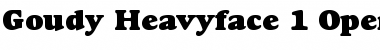Goudy Heavyface Font