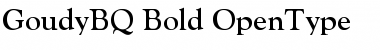 Goudy BQ Regular Font