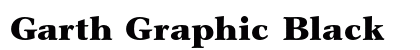 Garth Graphic Black Font Garth Graphic Black Font Preview