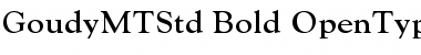 Download Goudy MT Std Font